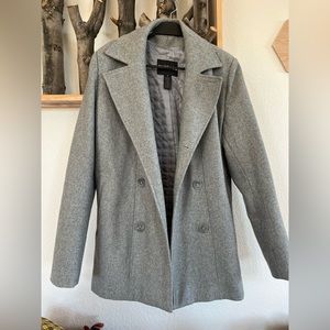 Express mens wool peacoat